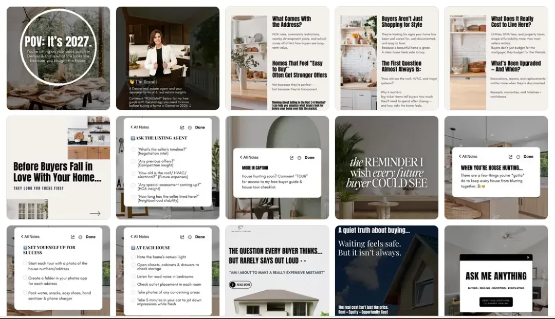 YAA Social Media Vault content grid